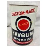 5QT HAVOLINE MOTOR OIL CAN