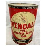 5QT. KENDALL 2000 MILE OIL CAN