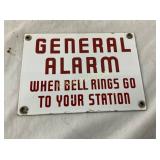 SSP GENERAL ALARM PLATE 7X5