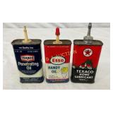 (3) OILERS TEXACO, ESSO NICE GRAPHICS