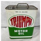 2G. TRIUMPH MOTOR OIL CAN
