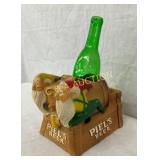 PIELS BEER COUNTER ADVERTISING W/ BOTTLE 5X11