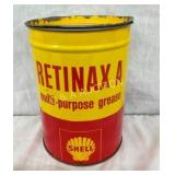 5LBS RETINAX A GREASE SHELL CAN