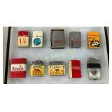 COLL. ADV. LIGHTERS L&M,WINSTON,CAMEL,FL,NY ETC
