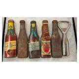 COLL. EARLY BOTTLE OPENERS PEPSI,PABST,ETC