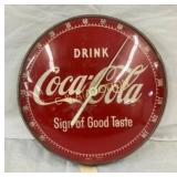8 1/2" DRINK COKE THERM. PLASTIC FACE