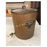 12G. DOVETAILED COPPER DISPENSER BLACKSMITH HANDLE