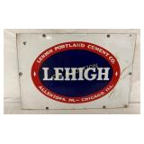 SSP LEHIGH CEMENT DEALER SIGN 16X11