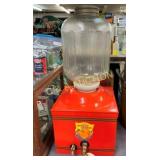 2PC. RESTORED ORANGE WONDER DISPENSER W/ JUG