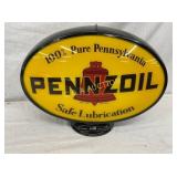 PENNZOIL GAS  PUMP GLOBE 16X13 PLASTIC RING
