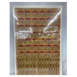 NOS UNCUT WHISTLE SODA LABELS 30X45