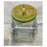 PLANTERS PEANUT JAR EMB. LID 10X7 1/2