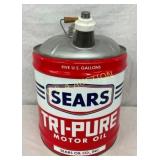 5G SEARS MOTOR OIL CAN