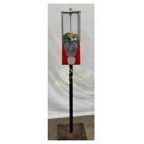 25C GUM BALL MACHINE W STAND 6 1/2X48" TALL