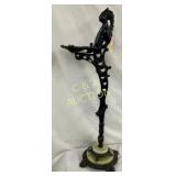 35" ORNATE VINTAGE NATIVE AMERICAN SMOKE STAND