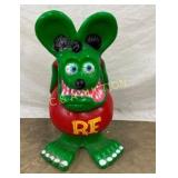 SMALL CAST IRON RAT FINK 23X14