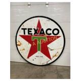 6FT. DSP TEXACO STATION SIGN