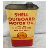 1QT SHELL OUTBOARD MOTOR OIL CAN