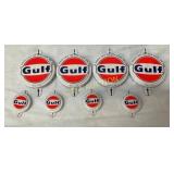 NOS GULF OIL BOTTLE CAPS 1.5-2.5"