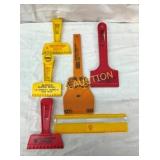 LOT OF SHELL/EXXON ICE SCRAPERS