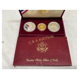 1983-1984 Los Angeles Olympics Gold and Silver Pro