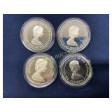 Set of Four Queen Elizabeth II and 1981 Royal Wedd