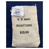 Unopened $25 Bag of Maine Quarters (P) from U.S. M
