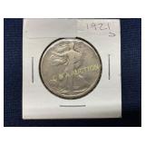 1921-S Walking Liberty Half Dollar Coin