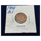 1894 Indian Head Cent in AU Condition