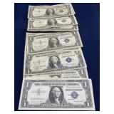 Collection of 20 United States $1 Silver Certifica