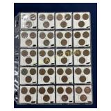 Lot of 60 Lincoln Wheat Pennies in Protective Slee
