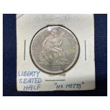1857 Liberty Seated Half Dollar ï¿½No Mottoï¿½ Coin