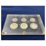 U.S. Proof Set in Plastic Display Case, 6 Coins