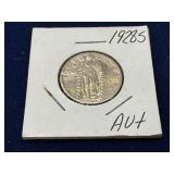 1925 United States Standing Liberty Quarter, AU Gr