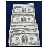 30 Uncirculated United States $2 Federal Reserve N