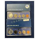 United States Special Mint Sets, 1966 and 1967, Tw