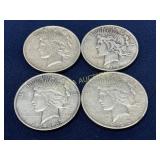 1923 United States Peace Silver Dollar Coins (Lot