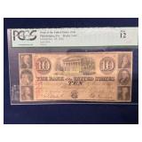 Bank of the United States $10 Note, November 25, 1