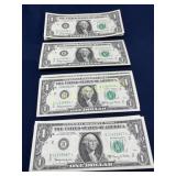 Series Of 2006 $1 Federal Reserve Consecutive 45 S