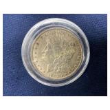1882 Morgan Silver Dollar in Protective Plastic Ca