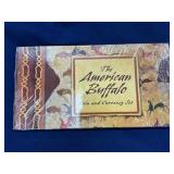 American Buffalo Coin, Currency, and Stamp Set