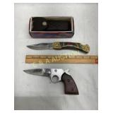 (2) ROSTFREL AND STAINLESS GUN KNIFE