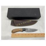 BNB KNIVES DEEP POIT UNITITY W/ HOLSTER AND BOX