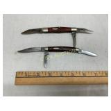 (2) CASEXX KNIVES #6383 AND #6344