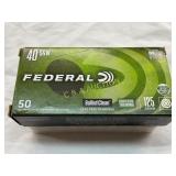 Federal .40 S&W BallistiClean Lead-Free Frangible