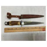 ROMO GERMANY KNIFE W/ BONE HANDLE AND CASE