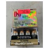 40 Rounds of Ammunition: Hornady .44 Mag 240 Gr XT