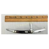 CASE 3 BLADE DARK BROWN KNIFE