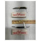 SET RED DEER 3 BLADES KNVES