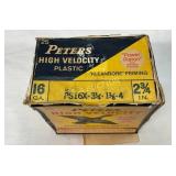 Box of 25 Peters High Velocity 16-Gauge Plastic Sh